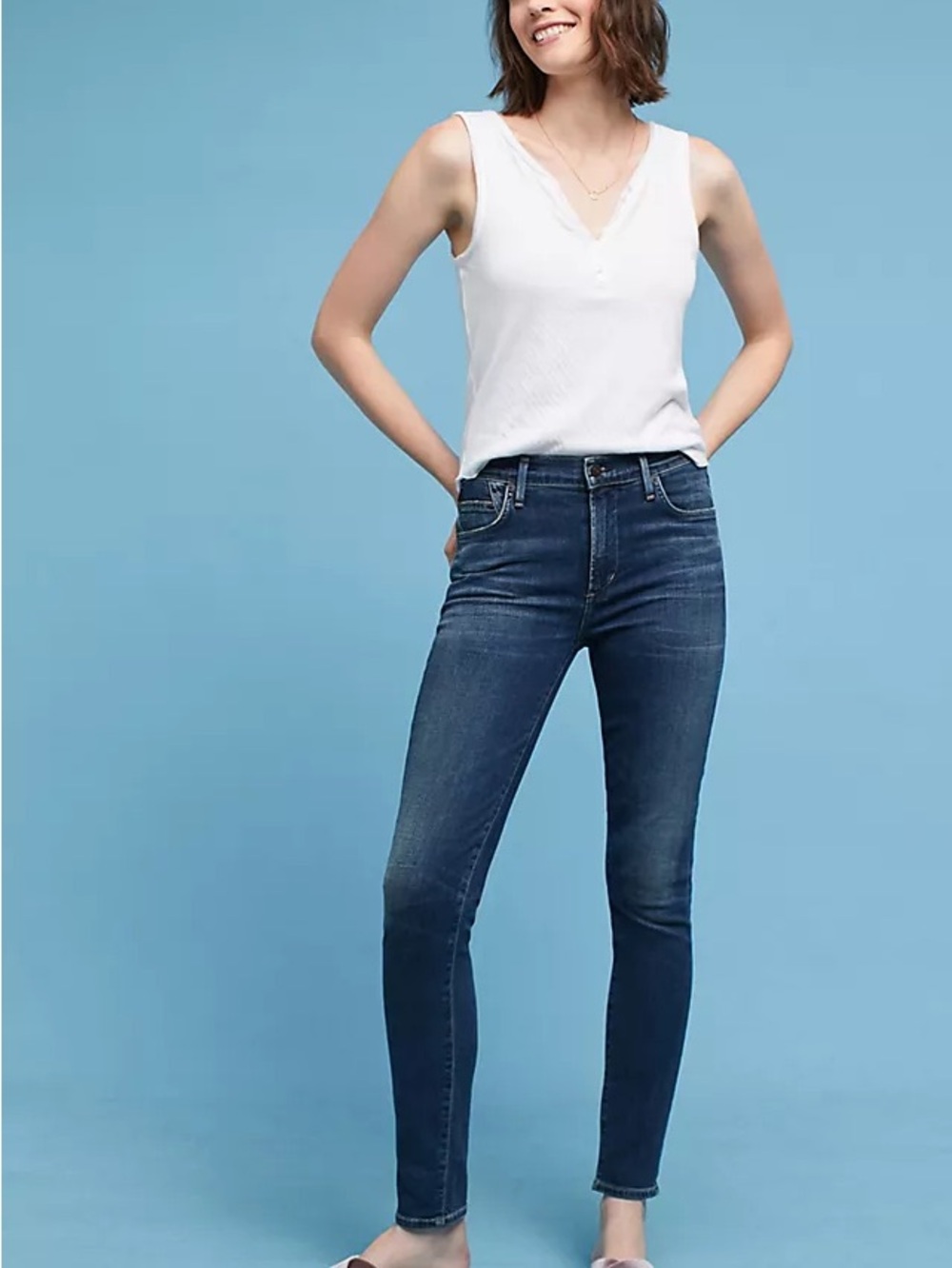 Citizens of Humanity Rocket High-Rise Skinny Petite Jeans